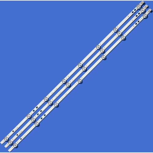 3pcs LED Lamp strip 17DLB40VXR1 LB40017 V0_05_38S for Bush VES400UNDS-2D-N11 VES400UNDS-2D-N12 Toshiba 40L3653DB 40L1653DB