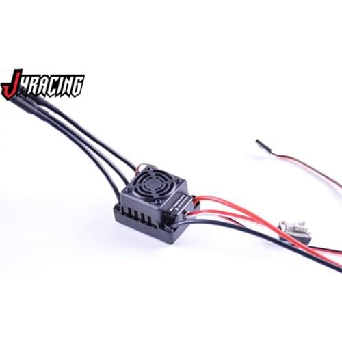 60A Waterproof Brushless ESC Speed Controller 2-3S Lipo NiMH 6V/3A Fits 3650 3660 Motor For 1/10 Remote Control Car WP10BL60-RTR