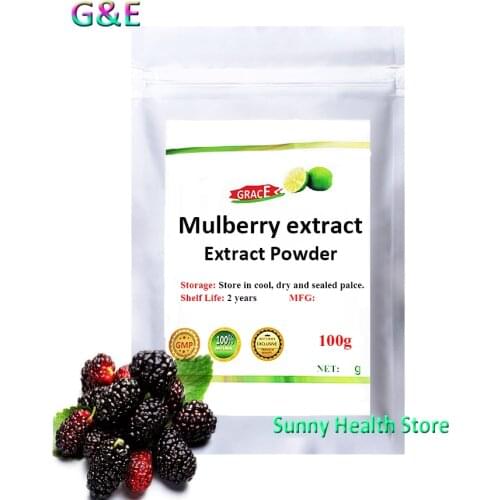 Higu Quality Mulberry Fruit Extract 30 , Mulberry Extract, Mulberry red pigment, anthocyanin，Free shipping