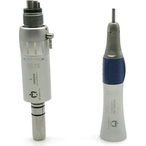 High Quality Dental Low Speed Handpiece Straight Air Turbine Dental Lab Equipment Micromotor Polishing Tool Appledental