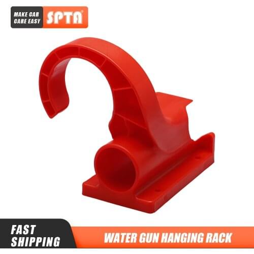 SPTA Wall Mounted High Pressure Water Gun Hanging Rack Car Washer Bracket Storage Holder Wash Pipe Hook Hose Supporter Tools