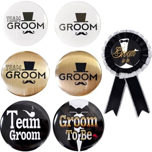 Team Groom Badge Hen Party Decoration Supplies Team Bride Badge Hen Night Bachelor Party Wedding Party Decoration