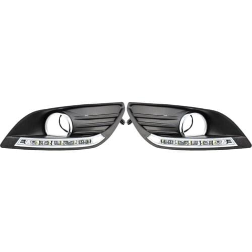 2Pcs for 09-14 Ford Focus 2 Sedan Modified LED Daytime Running Light Focus Daytime Running Light