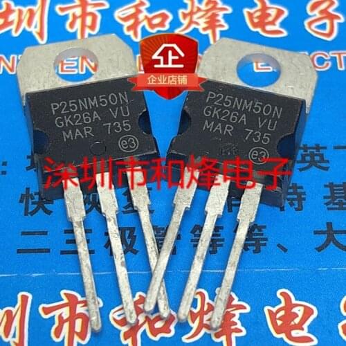 5pcs STP25NM50N P25NM50N TO-220 500V 25A