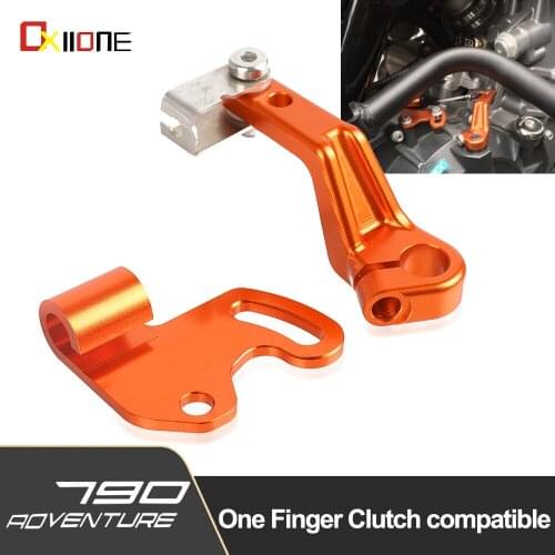 For 790 890 Adventure Motorcycle CNC Aluminum One Finger Clutch Compatible 790Adventure 890Adventure 2020 2021 Accessories