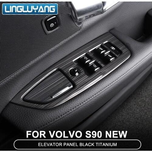 Car styling for Volvo s90 2017-2018 Refit Lifter Panel Volvo s90 Auto Accessories Refit Stainless steel door trim car sticker