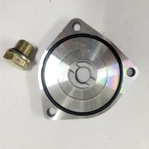 Free shipping motorcycle GN125 GS125 oil floor drain leak thread plate cover for Suzuki 125cc GN GS 125 fuel cover spare parts