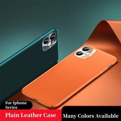 LS 360 Full Cover Phone Case For iPhone X 8 6 6s 7 Plus 11 Pro Max PC Protective Cover For iPhone 7 SE XS MAX XR Leather Case