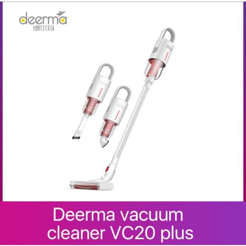 Deerma Vacuum Cleaner VC20 PLUS 150W Wireless Handheld Cordless Auto-Vertical Stick Aspirator Rechargeable Mite Remover for Home