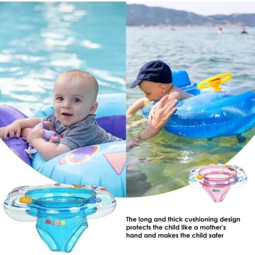 Baby Ring Bath Baby Swimming Rings Float Buoy Inflatable Waist Trainer Pool Inflatable Ring Toddler Flotador Double Safety Swim