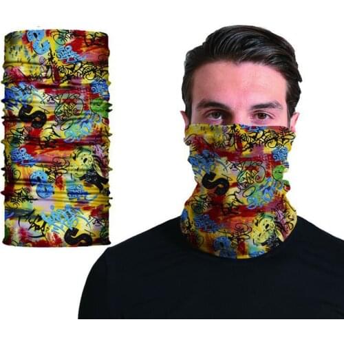 Elastic 3D Seamless Tube Scarf Women Buffs Bandana Outdoor Multifunctional Balaclava Neck Gaiter Men Head Face Neck Warmer Cover