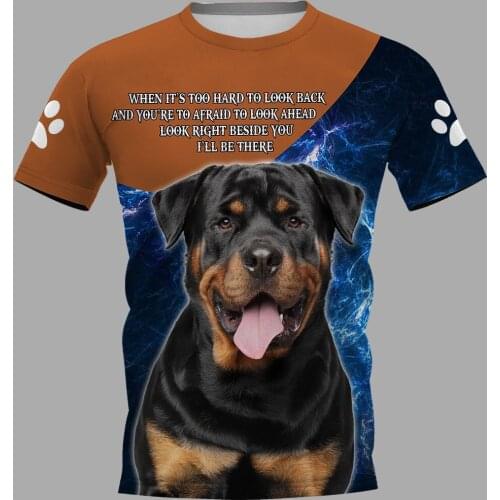 PLstar Cosmos Rottweiler 3D Printed t-shirt Harajuku Streetwear T shirts Hip hop Men For Women Short Sleeve style-2