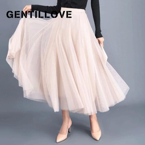GENTILLOVE Women's Fluffy Skirts