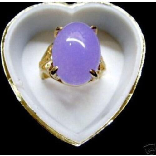 FINE PURPLE JADE BEAD RING(#6,7,8,9,10) FREE SHIPPING 925