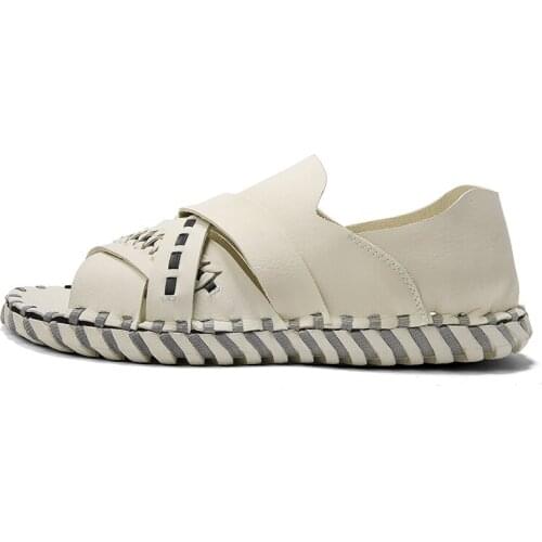 Summer man new Men air sandalia work rasteira big zapatos Shoes size blade rubber transpirables safety sandalias 2020 Light ete