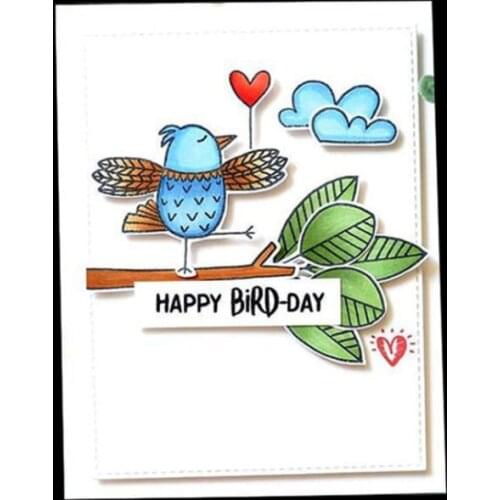 Metal Cutting Dies And Stamps for Funny bird DIY Scrapbooking Album Paper Cards Decorative Crafts Embossing Die Cuts