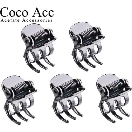 Wholesale antique copper metal high quality small mini hair claws snap side clips jaw crab clamp clips