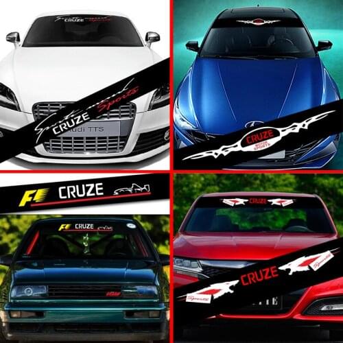 Car Sticker Styling Decoration Decals Car Front Windshield Prevent Sunlight Reflection For Chevrolet Cruze Accessories