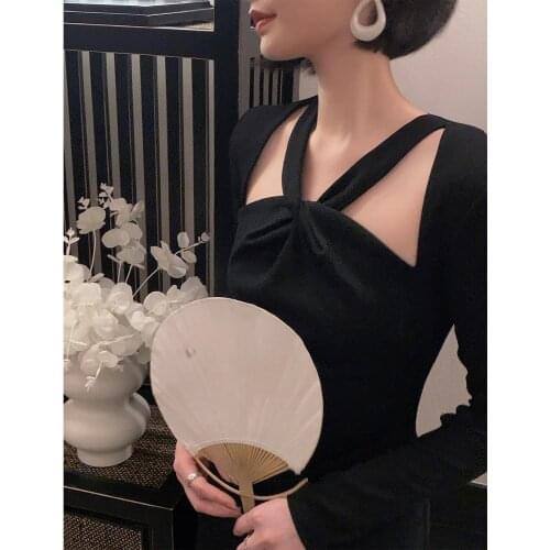 Модные вязаные платья Olive Girl China At AliExpress