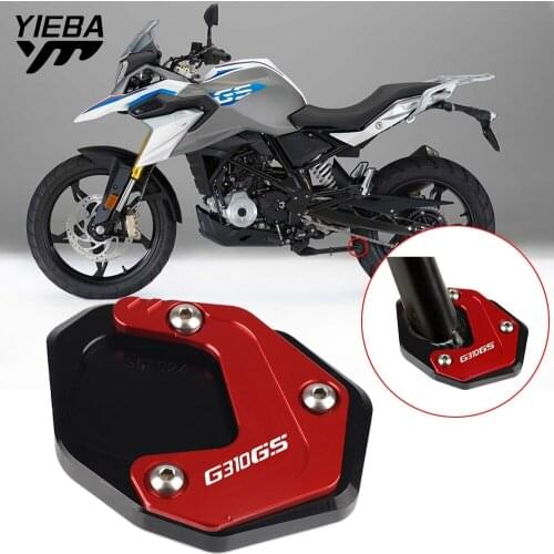 Motorcycle Kickstand Foot Side Stand Extension Enlarger Support Plate Pad For BMW G310GS 2021 2020 2019 2018 G 310 GS G310 GS