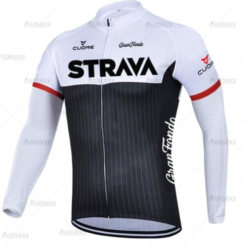 STRAVA Spring Bike Jersey Road Bike Males' MTB Racing Jersey Shirt Bicycle Long Sleeve Clothes Pro Bicycle Team Shirt Sportswear
