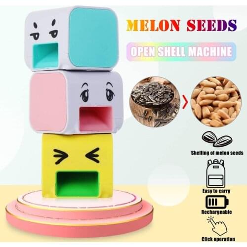 Automatic Sunflower Seed Opener Mini Smart Cracker Peeling Machine Household Electric Peeler Melon Seeds Remover Tool Artifact