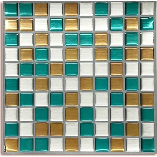 Wallpaper For Walls In Roll Backsplash Adhesive Mosaic Tile Decal Sticker DIY Kitchen Bathroom Home Decor Viny Peel Mixed Color