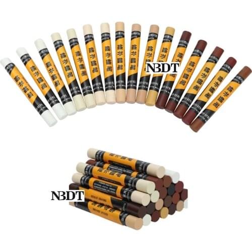 2Pcs/Lot Dia.12*L97mm Furniture Crayon Wood Repair Wax Filler Cabinet Touch Up Putty Color Stick