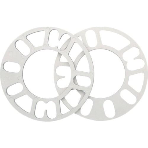 2PCS Universal Alloy Aluminum 3mm 5mm 8mm 10mm Wheel Spacer Shims Plate 4 5 STUD For 4x100 4x114.3 5x100 5x108 5x114.3 5x120
