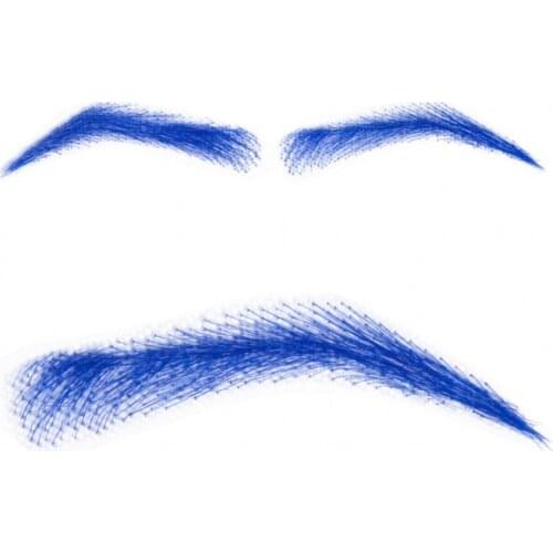 2018 FXVIC ombre blue eye brows Makeup peacock blue Eye Brow Tattoo Tint Waterproof Long-lasting Dye blue Eyebrow