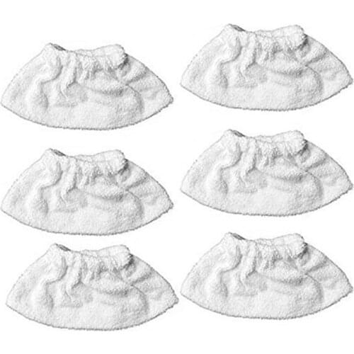 6Pcs Cotton Brush Head Cover for KARCHER SC2 SC3 SC4 SC5 Steam Cleaner Parts for Kitchen Stove Countertop