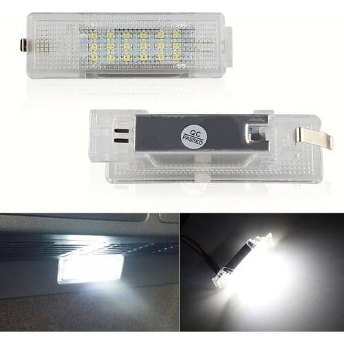 1PCS No Error Car Led Luggage Lights For VW GOLF 4/5/6 Trunk Boot Lights 12V 6000K White CANBUS For Volkswagen Jetta Passat Polo