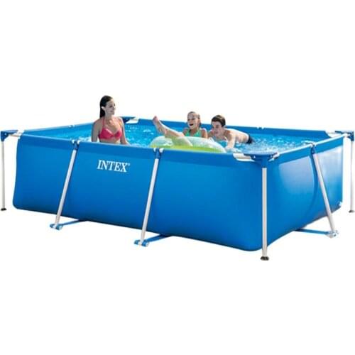 Intex bracket swimming pool large outdoor paddling pool family adult swimming pool free inflatable garden swimming pool