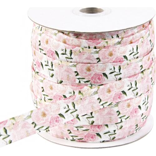 David accessories 5/8"(16mm) crown flower elastic high quality 5 yards,DIY handmade materials,wedding gift wrap,50Yc765