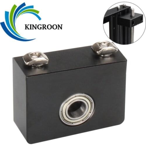 KINGROON 3D Printer Upgrade Aluminum Z-Axis Leadscrew Mount for CR-10/CR-10S Ender 3/Ender 3Pro Metal Z-Rod Bearing Holder