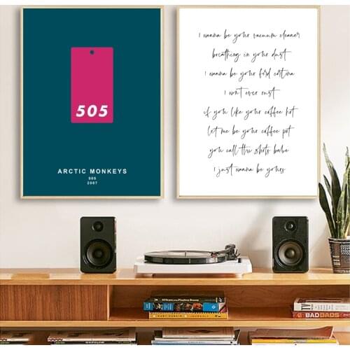 John Cooper Clarke Song Lyrics Canvas Painting Arctic Monkeys 505 Album Cover Posters and Prints Music Studio Decorative Picture