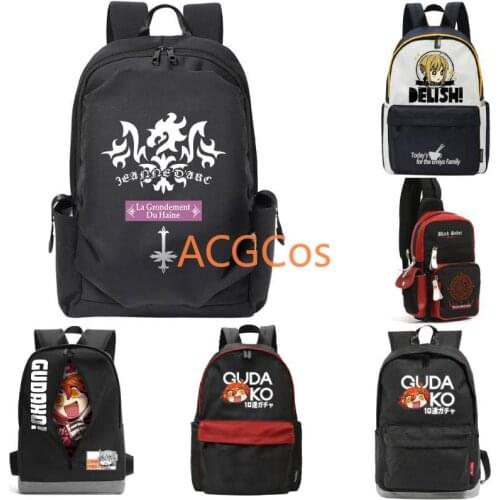 FGO Fate Grand Order Cosplay Backpack Student School Shoulder Bag Laptop Travel Rucksack Gift Crossbody Dayback