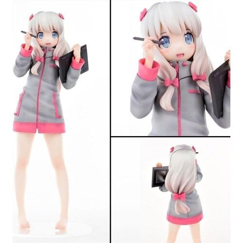 24CM Japanese Anime Figure Action Figure Collectible Model Toy Eromanga Sensei Izumi Sagiri Smiling Face Ver. PVC 1/6 Japan