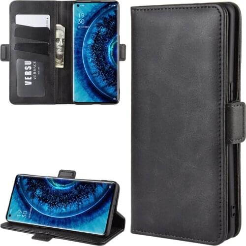 Case For OPPO Find X2 Leather Wallet Flip Cover Vintage Magnet Phone Case For OPPO Find X2 Coque