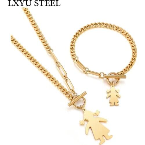 LXYUSTEEL Jewelry Sets