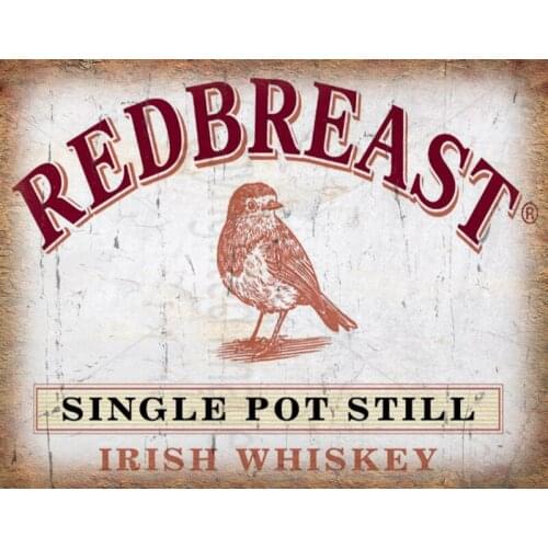 Redbreast Irish Whiskey PUB BAR METAL TIN SIGN POSTER WALL PLAQUE