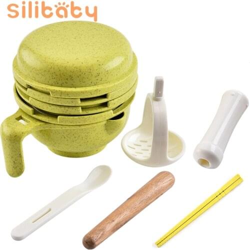 Silibaby Baby Food Grinding Kit Fruit Food Juicer Baby Food Processor Multifunctional Food Grinding Tool Kitchen Accessories