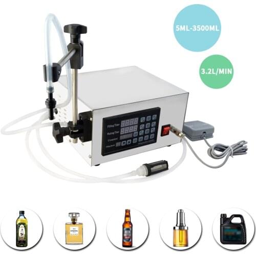 5~3500ml LT130 Liquid Filling Machine with Automatic Quantitative Numerical Control for Viscous Liquid Shampoo