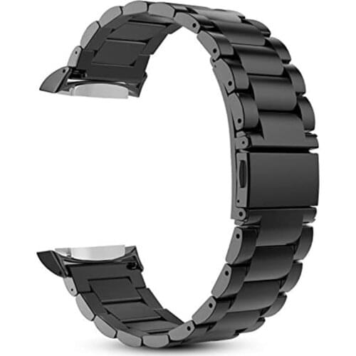 Straps Compatible with Samsung Gear S2 SM-R720 / SM-R730 Smart Watches, Stainless Steel Metal Replacement Strap Wrist Bands