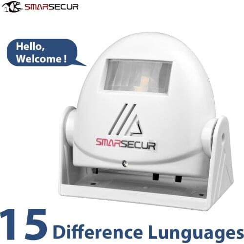 Smarsecur Wireless visitor Customer ding-dong door chime Entry Alert Entrance Alarm Greeting Warning Doorbell