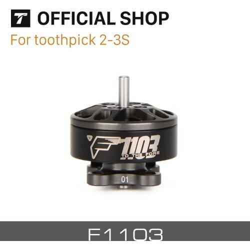 T-Motor F1103 KV8000 KV11000 Pocket Sized Power Powerful Smooth Brushless motor For FPV 110 mm Aircraft toothpick 2-3S