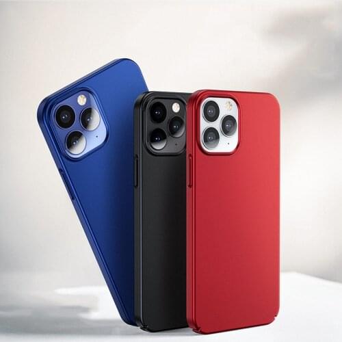 Ultra-thin Matte Hard PC Case For iPhone 12 12Mini 11 Pro XS MAX XSMAX XR X 7 8 6 6S Plus SE2020 Luxury Shockproof Protect Cover