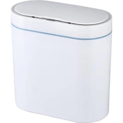 Smart Trash Can Sensor Electronic Trash Can Automatic Household Bathroom Toilet Waterproof Narrow Seam Sensor Bin