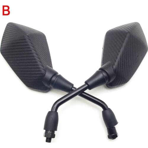 Universal 10mm motorcycle mirror Accessories Black Side Rearview Mirrors FOR rsv4 suzuki gsr 600 yamaha xt660x diavel ltz 400