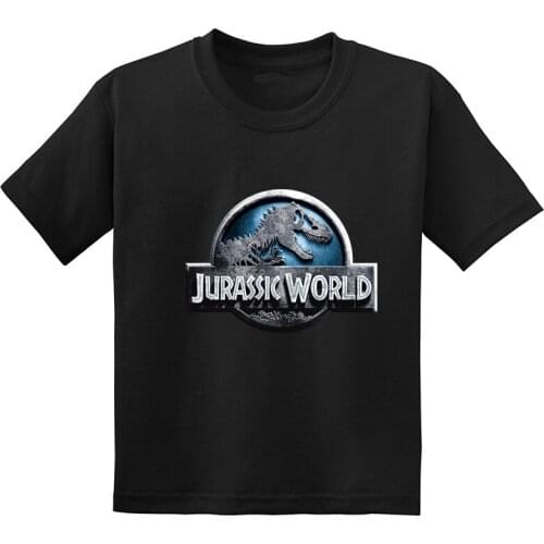 Jurassic Park/World Dinosaur Funny Kids T shirt Summer Fashion Casual Children Clothes Cotton Baby Boys Girls T-Shirts Camisetas